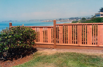 Fence with 1x8 and 2 1x2's